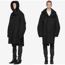 HELMUT LANG ヘルムートラング RE-EDITION 1998 BLACK HOODED PARKA モッズコート ファーライナー付 BLACK XS(M〜L位) タグ付 アーカイブ_画像10