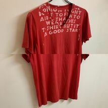 MAISON MARTIN MARGIELA PARIS メゾン マルタンマルジェラ パリス 初期 2000SS MADE IN ITALY エイズTシャツ AIDS-T 赤 × 白 アーカイブ_画像4