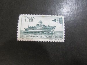 A　乗り物　船；客船　イタリア　1種完　1974