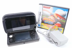 NINTENDO 任天堂 3DS CTR-001 DS カセット パワプロクン ポケット11 本体 ボディ 充電器付き ゲーム機 9200-K