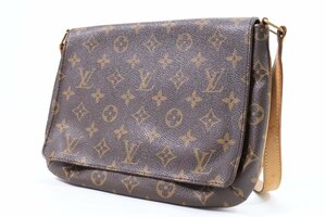 LOUIS VUITTON ルイヴィトン LV モノグラム ミュゼットタンゴ ショルダーバッグ 肩掛け 鞄 ブラウン レザー レディース かばん 9487-HA