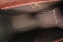 MaxMara マックスマーラー ハンド ショルダー ミニ バッグ 手持ち 斜め掛け 鞄 ポシェット レザー ブラウン系 レディース 保存袋付 9539-HA_画像8