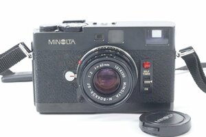 【ジャンク品】MINOLTA ミノルタ CLE レンジファインダー フィルムカメラ M-ROKKOR-QF 40mm F2 43004-C