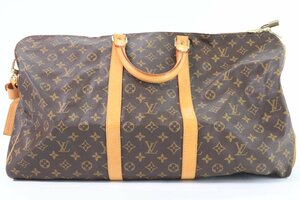 LOUIS VUITTON ルイヴィトン モノグラム キーポル50 ボストン バッグ ショルダー バッグ 2way ブラウン系 シリアル刻印有 0072-KS