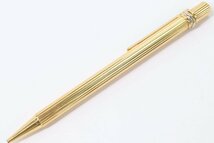 Cartier カルティエ ボールペン トリニティ ツイスト式 ゴールドカラー 文具 筆記用具 9639-B_画像2