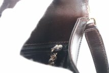SalvatoreFerragamo サルヴァトーレ フェラガモ ガンチーニ ゴールド金具 ショルダー ハンドバッグ 肩掛け 手持ち 鞄 ボルドー系 9519-HA_画像9
