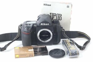 NIKON F6 ニコン 一眼レフ フィルムカメラ ボディ ブラック ストラップ 使用説明書付 43021-Y
