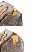 LOUIS VUITTON ルイヴィトン モノグラム スピーディ30 ハンド バッグ 手提げ 鞄 カバン ブラウン レディース LV 9723-Y_画像6