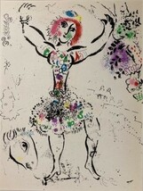 【特価】　≪　　マルク・シャガール　　≫　　オリジナルリトグラフ【石版画】　　　1960年　　　WOMAN JUGGLER　　　MARC　CHAGALL_画像2