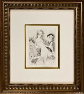 [ специальная цена ] { Marie * rolan солнечный } оригинал искусство гравировки [ гравюра на меди ] N116 1926 год MARIE LAURENCIN