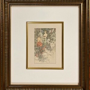 【特価】 ≪  アルフォンス・ミュシャ  ≫  オリジナルリトグラフ【石版画】  VIII   1900年  CLIO  ALFONS MARIA MUCHAの画像1