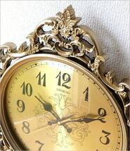 壁掛け時計 壁掛時計 掛け時計 掛時計 おしゃれ かわいい 振り子 ヨーロピアン ゴージャス スタイリッシュ ウォールクロック モンテカルロ_画像3