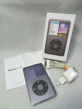 iPod classic 160GB A1238 アイポッド クラシック ブラック 動作品 外箱付き_画像1