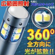 T10 T16 LEDバルブ ホワイト 10個 10SMD 12V 24V CANBUS キャンセラー ポジション バックランプ ウインカー ナンバー 明るい 爆光 車検対応_画像3