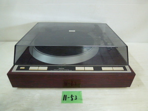 11-53♀DENON/デノン ターンテーブル/レコードプレーヤー DP-37F♀