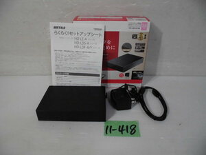 11-418♂BAFFALO/バッファロー 外付けハードディスク パソコン/テレビ録画用 3.0TB HD-LE3U3-BA ♪新品未使用♪♂