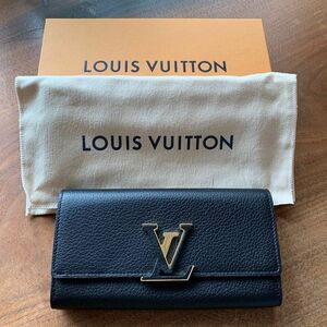 未使用 LOUIS VUITTON ルイヴィトン ポルトフォイユ・カプシーヌ ノワール 長財布 M61248