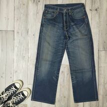 ☆Levis リーバイス☆Red loop レッドループ 510 USED加工 ストレートデニム W30 S843_画像2