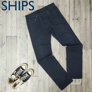 ☆SHIPS JET BLUE シップスジェットブルー☆ストレッチ ブラック パンツ W32 S1196