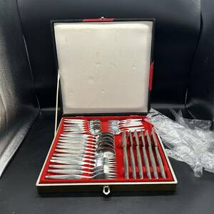  cutlery set 30ps.@18 stainless steel steel knife fork Pooh n origin case attaching Q1