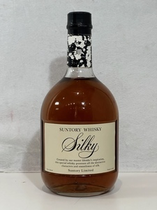 (i) 古酒 ☆オススメ☆ SUNTORY WHISKY Silky サントリー ウイスキー シルキー モルトグレーン LIQUOR BOTTLE 750ml 43% 未開栓 ボトル