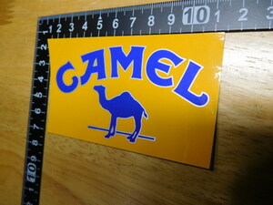 売り切り・・♪新品在庫品・キャメル・CAMEL（9.7㎝×5.6㎝）ステッカー・たばこ銘柄・レース用？レトロ・非売品レトロ当時物