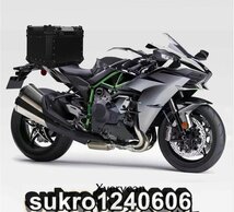 45L大容量 リアボックス バイク用リアボックス トップケース アルミ合金製 汎用 ツーリング/キャンプ/通勤等 ブラック_画像8