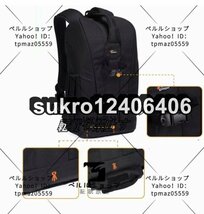 一眼レフ用バックパック Lowepro フリップサイド500AW ロープロ 大容量25L レインカバー_画像6