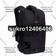 一眼レフ用バックパック Lowepro フリップサイド500AW ロープロ 大容量25L レインカバー_画像3