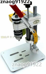 新入荷☆ 卓上ボール盤 機械 DIY 木製 金属 電動工具 7速度 チャック1.5-10mmミニチュア アルミニウム 小さいベンチドリル 高精度