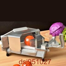 手動トマトスライサー 卓上型 薄切り機 野菜スライサー 業務用切り器 家庭用 調理器 薄切り_画像2