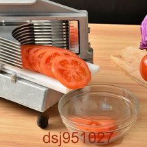 手動トマトスライサー 卓上型 薄切り機 野菜スライサー 業務用切り器 家庭用 調理器 薄切り_画像1