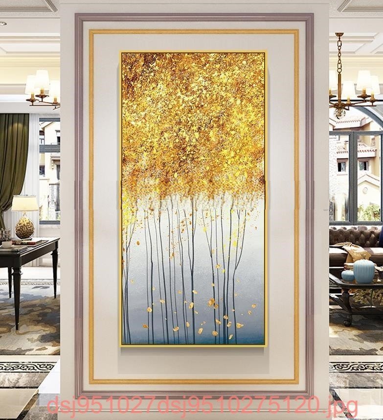 玄関装飾画 廊下壁画 樹木 抽象 インテリア 壁飾り 綺麗 シンプル モダン リビング, 美術品, 絵画, その他