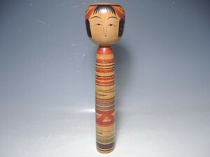 62/○作者不明 こけし 土湯系 高さ31cm 日本人形 伝統工芸 伝統こけし