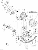 SEADOO RXT iS 255'09 OEM section (Propulsion) parts Used (部品番号271001609 FLOATING RING) [X2304-31]_画像3