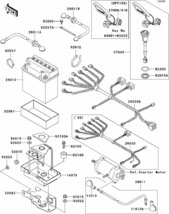 Kawasaki 1100STX'99 OEM section (Electrical-Equipment) parts Used [K3205-06]_画像3