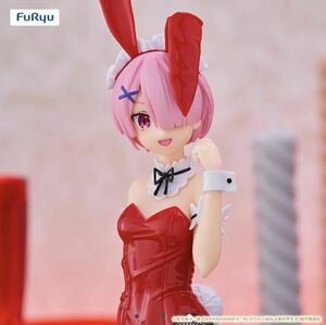 未開封★Re:ゼロから始める異世界生活 BiCute ラム バニー リゼロ フィギュア Bunnies Figure RAM Re:ZERO REDcolor ver Figure bunny