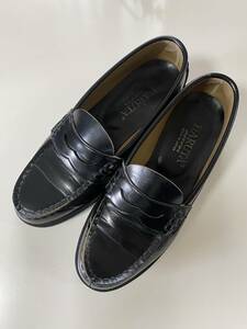 [ used ] Hal ta lady's Loafer black black size 24 centimeter 2E HARUTA going to school for high school middle . woman 