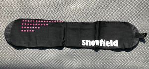 スノーボード　スノー フィールド　SNOW FIELD カバー ニット カバー ソール ケース ピンク 水玉 未使用 美品 送料無料！！