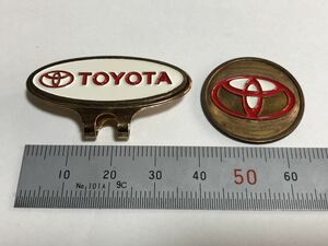 難あり トヨタ TOYOTA ロゴ入り キャップ 帽子 アクセサリー マーカー クリップ 送料無料！！