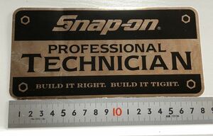 Snap-on スナップオン PROFESSIONAL TECHNICIAN 鏡面　メタリック ステッカー　デカール デッド ストック品　送料無料！！