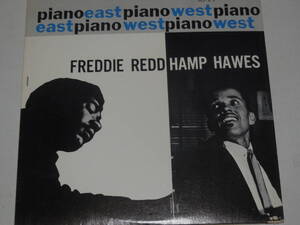 【LP１枚】 　PIANO：East/Wast　HAMPTON　HAWES　QUARTET　FREDDIE　REDD　TRIO