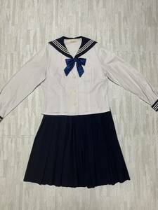 芦屋学園　制服　学生服　セーラー服　合服2点セット　美品　希少品　コスプレ　コスプレ衣装　仮装　衣装　兵庫県芦屋市六麓荘