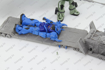 1/100 サムソン・トレーラー 「機動戦士ガンダム」ジオン軍 MS 輸送用大型トレーラー レジンキット_画像9