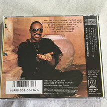 Stevie Wonder「IN SQUARE CIRCLE」＊「PART-TIME LOVER」やMary J. Bligeもカヴァーした「OVERJOYED」を収録したStevie80年代の代表作_画像2