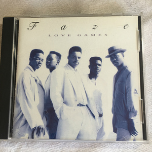 Faze「LOVE GAMES」＊1991年リリース・デビューアルバム　＊NEW JACK SWING人気曲「LOVE GAMES」「THE WAY YOU MAKE ME FEEL」など収録