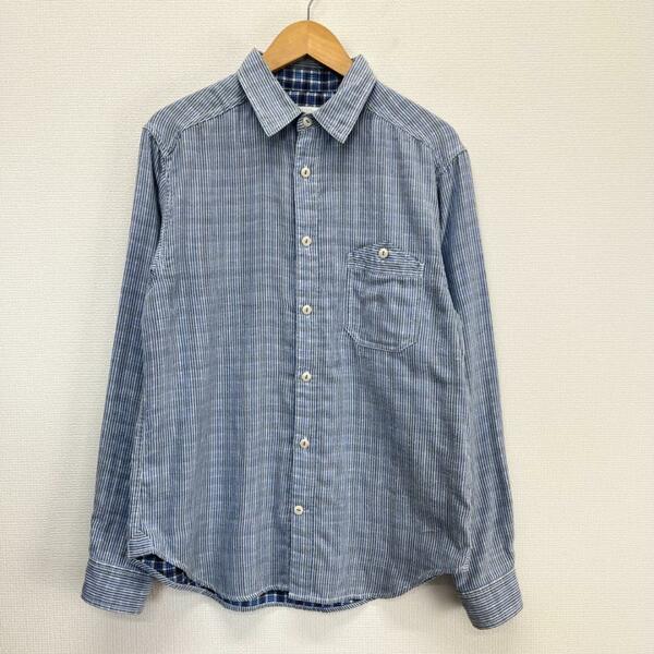 Marmot マーモット MJS-S6093 DOUBLE FACE MIXLINE L/S SHIRT 長袖シャツ ストライプ L 10105103