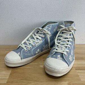 VANS バンズ OG STYLE 24 LX CANVAS HIBISCUS BLALLAD BLUE キャンバス スニーカー ハイビスカス 28.5cm 10099986