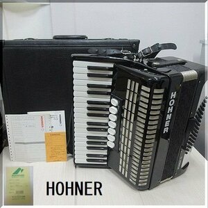 ★HOHNER ホーナー STUDENT72 アコーディオン ブラック 専用ハードケース付 鍵盤楽器★