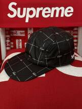 ☆超激レア☆Supreme LACOSTE Reflection Print Nylon Camp Cap シュプリーム ラコステ キャンプキャップ 黒_画像5